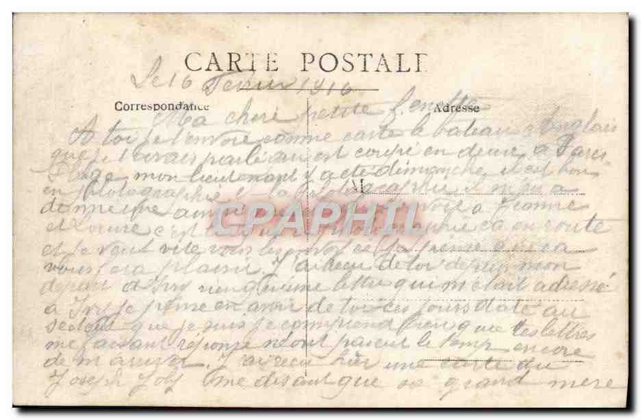CARTE PHOTO Paris Plage Le Touquet Bateau Echoué — Rückseite