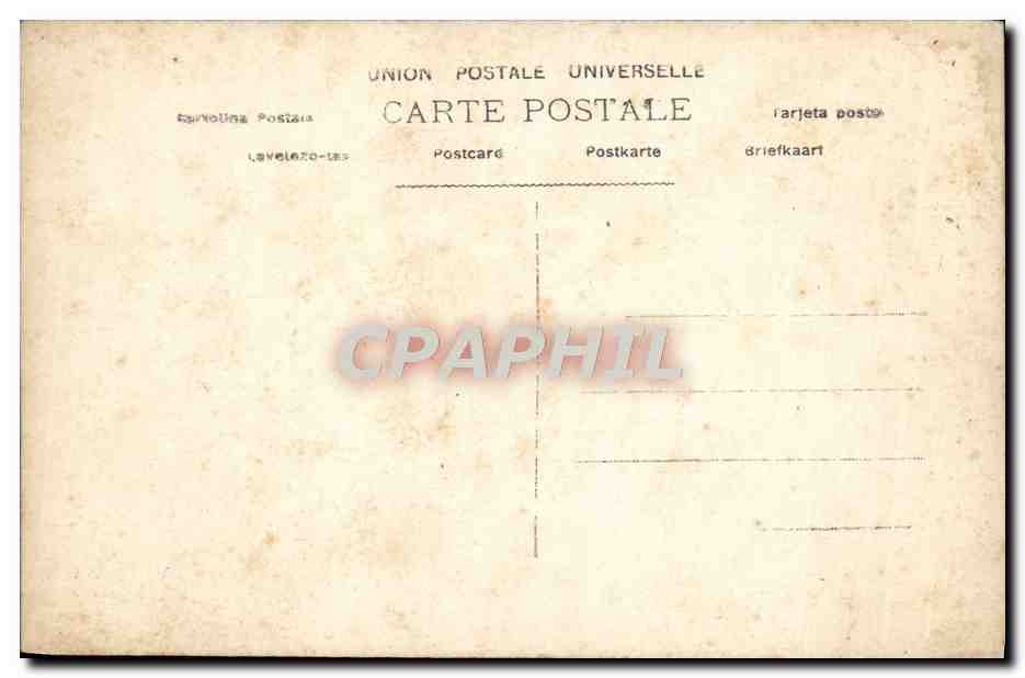CPA Le Phare Un Jour De Tempete — Rückseite