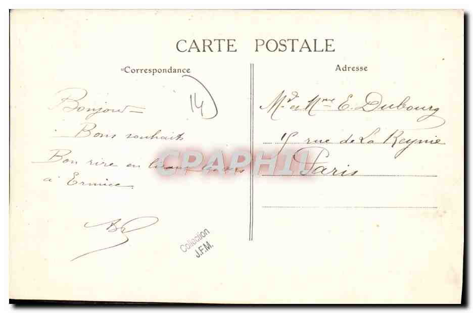 CPA Monologues Humoristiques En Patois Normand La Pipe A Maitre Jacques Folklore — Verso