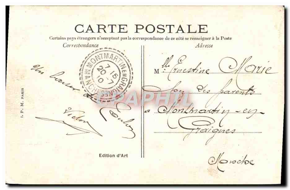 CPA Marine Exercice A La Barre Fixe Bateau Gymnastique — Verso