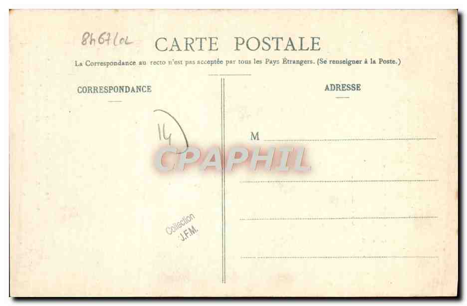 Porte d'entrée du Château d'Outrelaize — Environs de Bretteville-sur-Laize (Calvados) — GOUVIX, N° 639, Collection E. Pasquis, à Laigle (Orne) — Achterkant