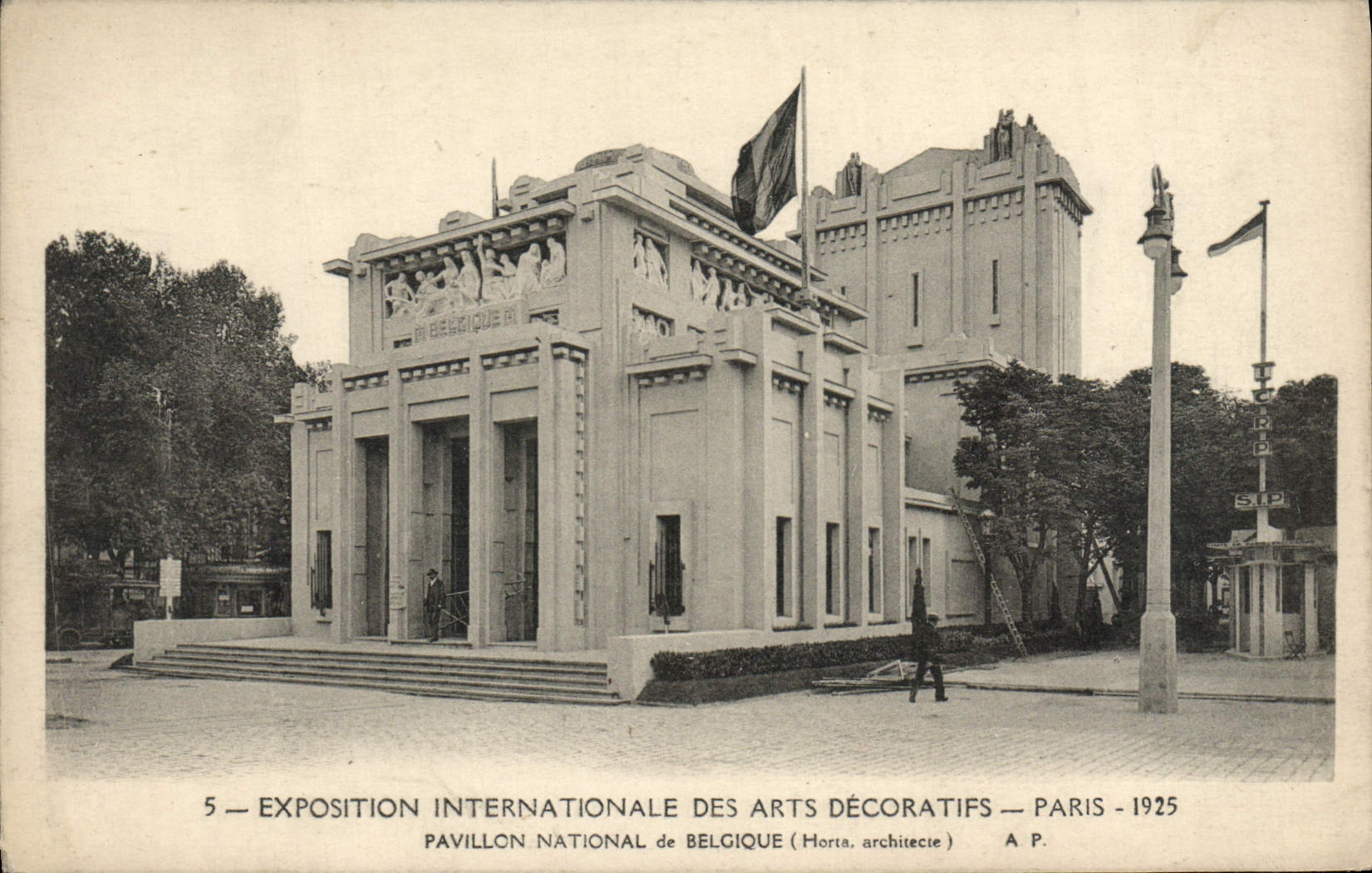 CPA Exposition Internationale Des Arts Decoratifs Paris 1925 Pavillon National De Begique