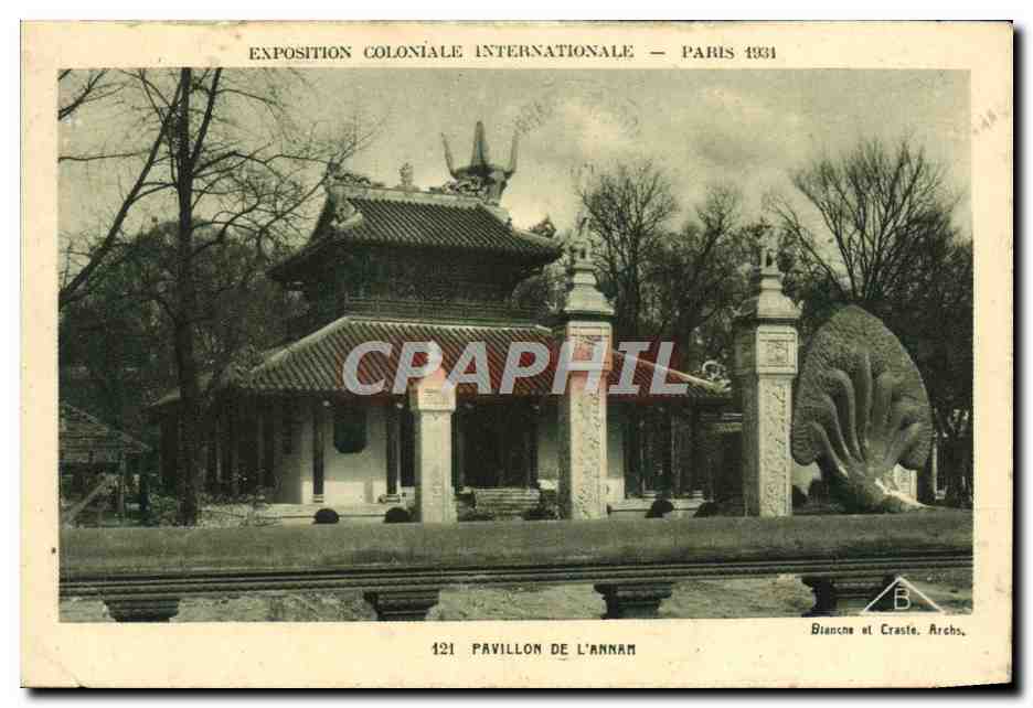 CPA Exposition Coloniale Internationale Paris Pavillon De l'Annam