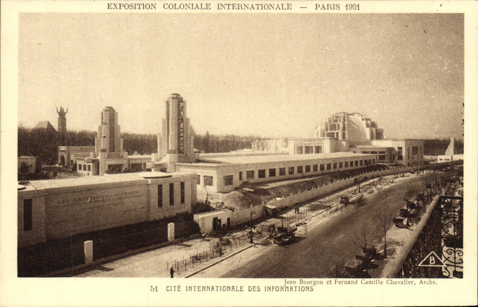 CPA Exposition Coloniale Internationale Paris 1931 Cite internationale Des Informations