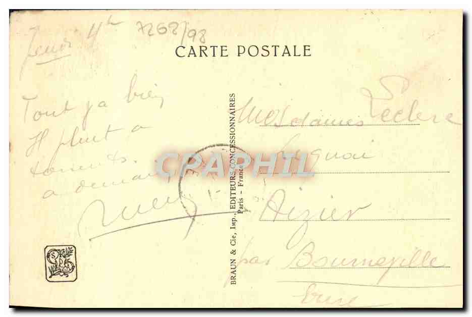 Internationale Kolonialausstellung — Paris 1931 — Belgisches Kongo — Ansicht vom Portikus der Luxusindustrie zum Ehrenpavillon — Rückseite