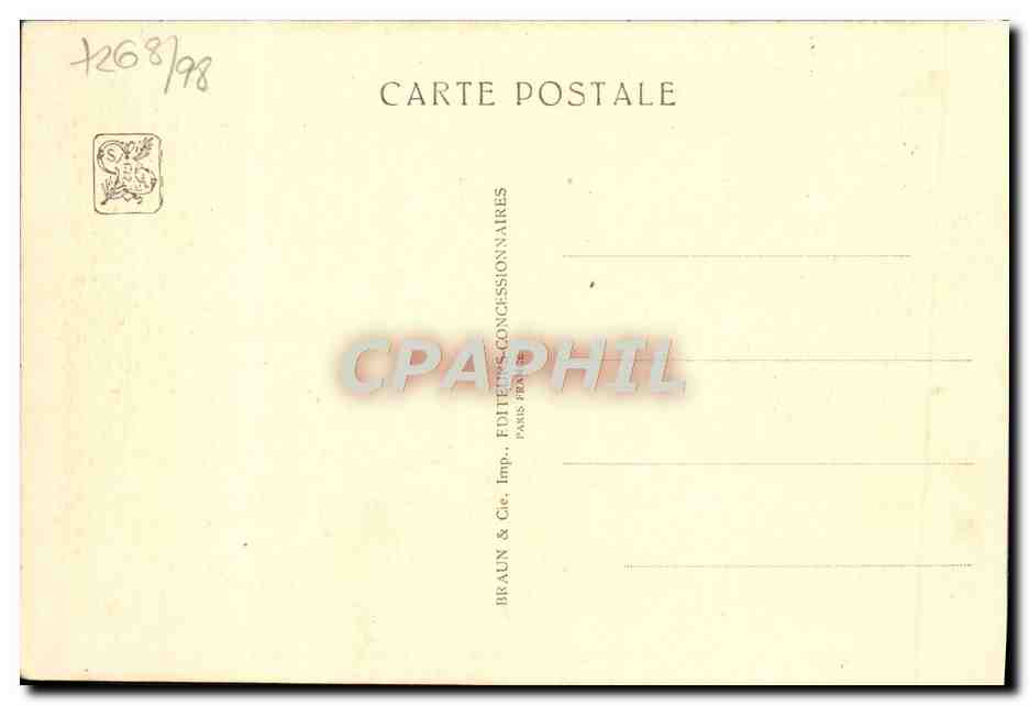 CPA Exposition Coloniale Internationale Paris Palais Principal De L'Italie — Rückseite