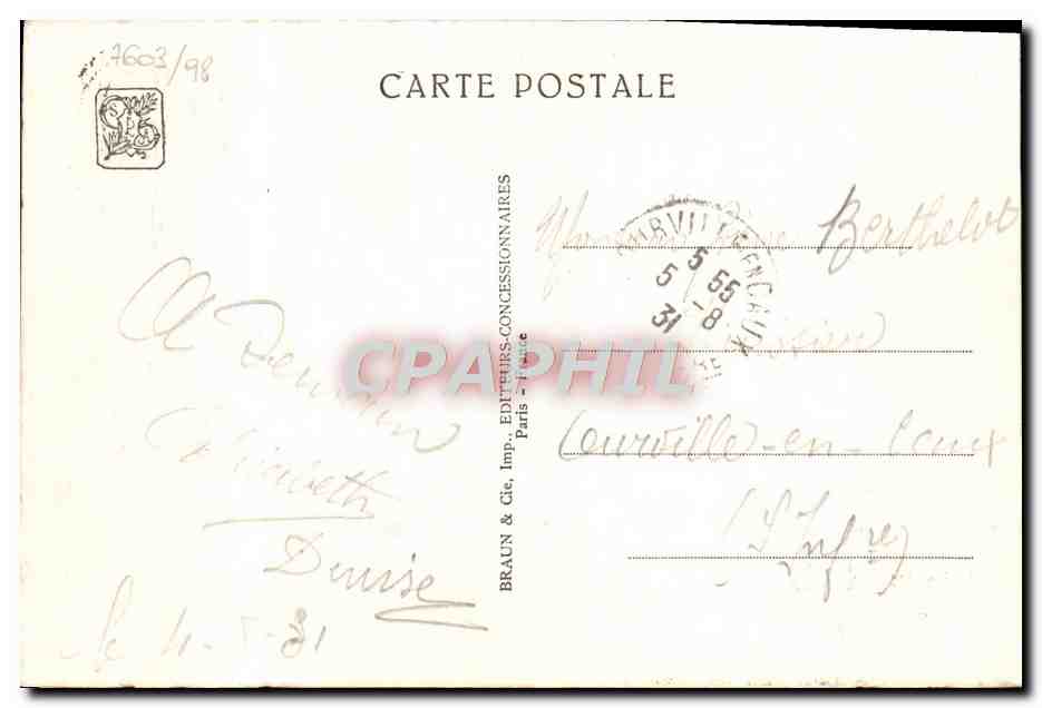 CPA Exposition Coloniale Internationale Paris La Cochinchine — Verso