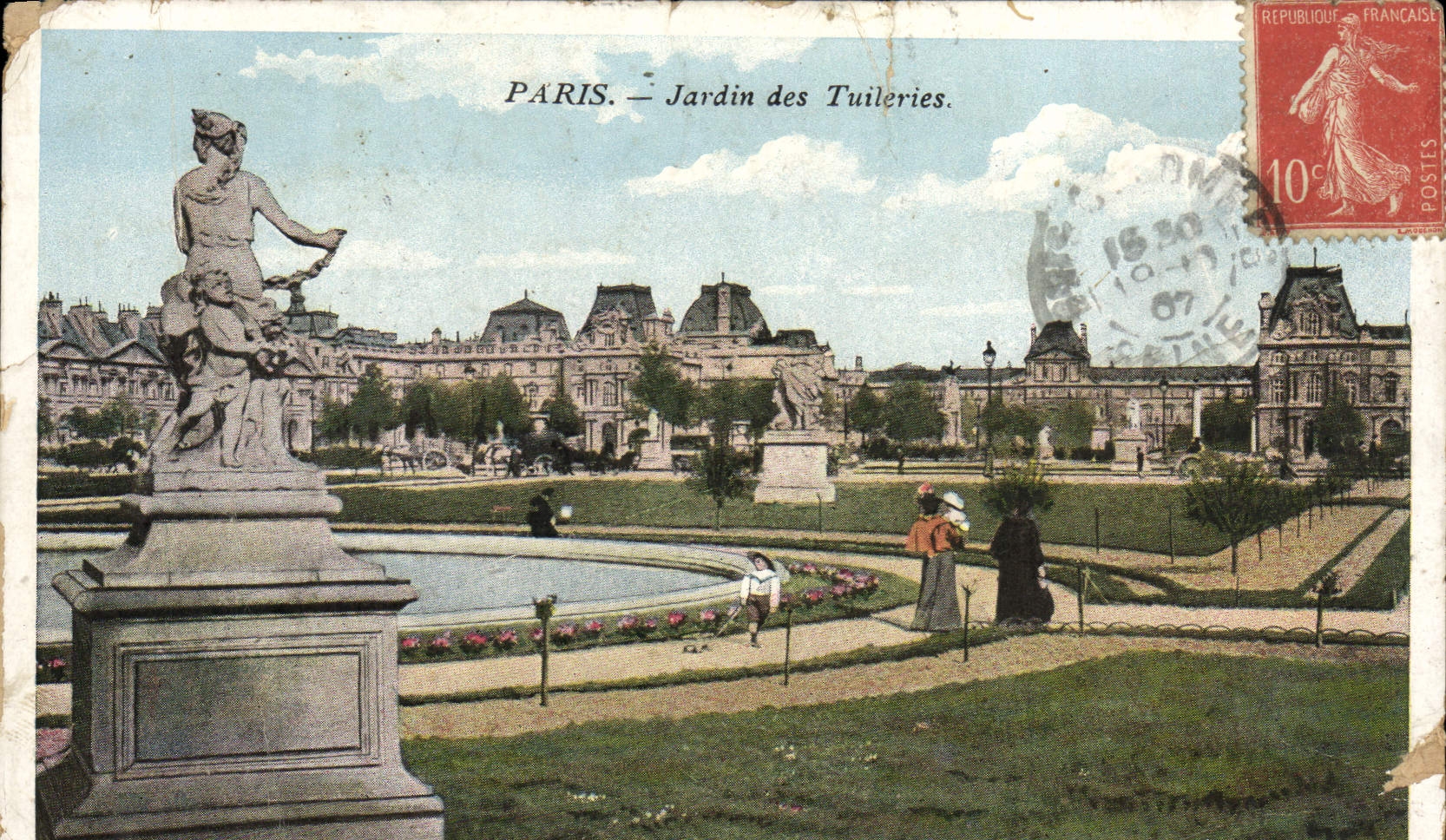 CPA Paris Jardin Des Tuileries