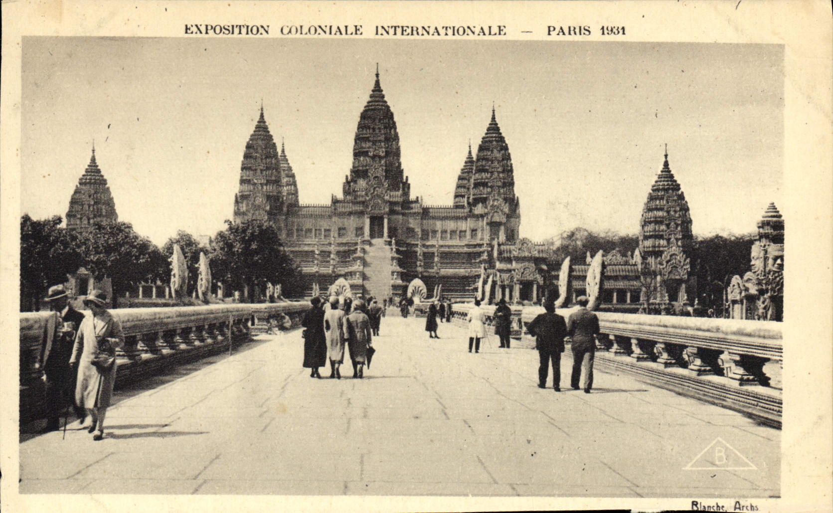 CPA Exposition Coloniale Internationale Paris 1931 Temple d'Angkor Vat