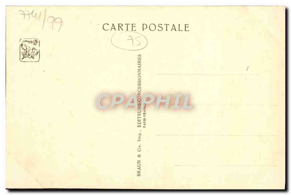 CPA Exposition Coloniale Internationale Paris 1931 Pavillon de la Cote Francaise des Somalis — Verso