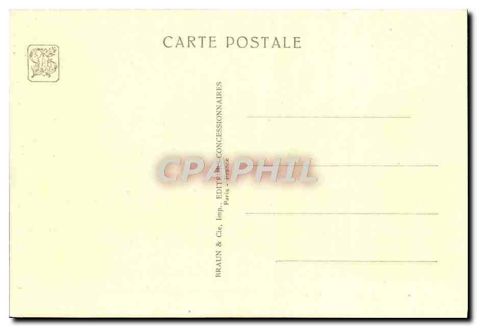 CPA Exposition Coloniale Internationale Paris 1931 Palais de l'AOF Le palais vu de la terrasse superieure du restaurant  — Verso
