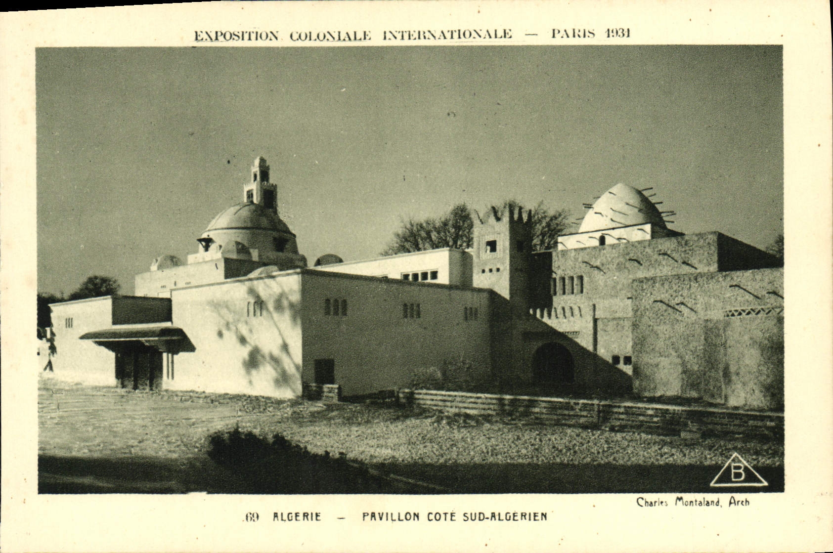 CPA Exposition Coloniale Internationale Paris 1931 Algerie Pavillon Cote Sud Algerien