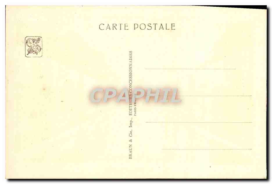 CPA Exposition Coloniale Internationale Paris 1931 Algerie Pavillon Cote Sud Algerien — Verso