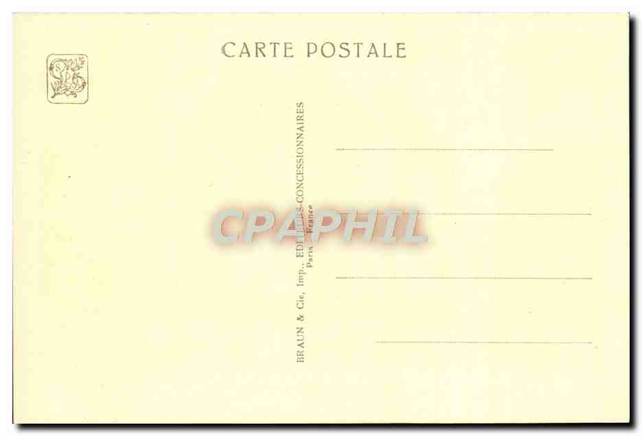 CPA Exposition Coloniale Internationale Paris 1931 Le jardin du Congo Belge Pavillon des Transports — Verso