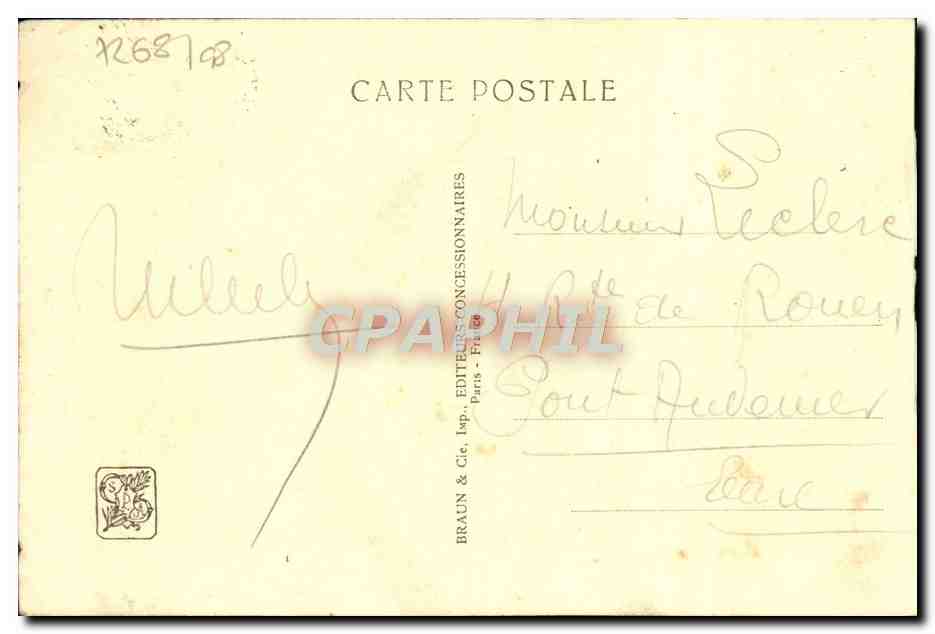 CPA Exposition Coloniale Internationale Paris 1931 Algerie Minaret — Rückseite