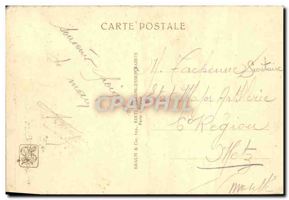 CPA Exposition Coloniale Internationale Paris Grande avenue des colonies — Rückseite