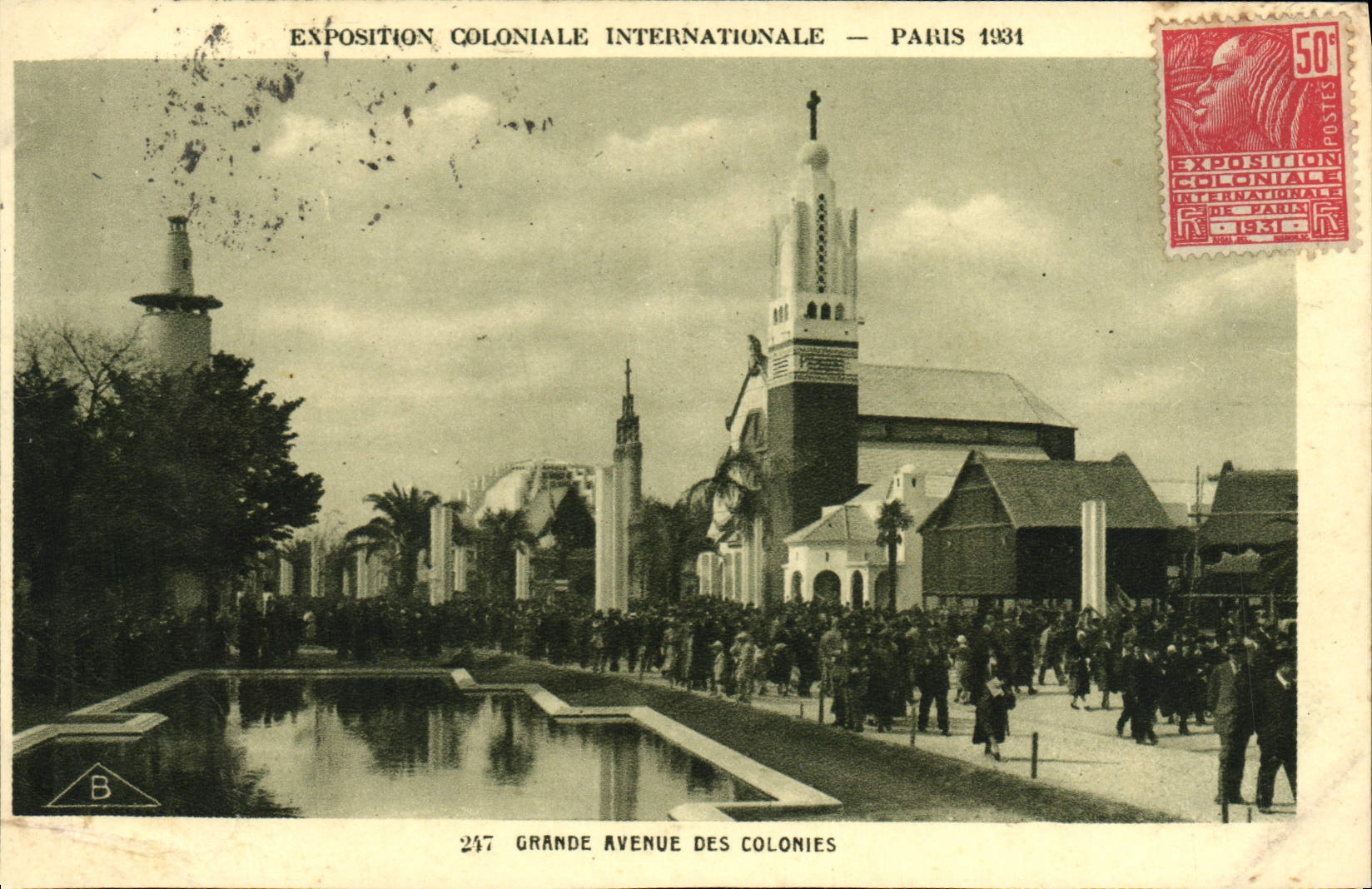 CPA Exposition Coloniale Internationale Paris 1931 Grande avenue des colonies