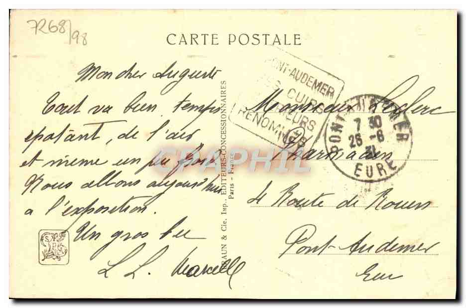 CPA Exposition Coloniale Internationale Paris 1931 Grande avenue des colonies — Rückseite
