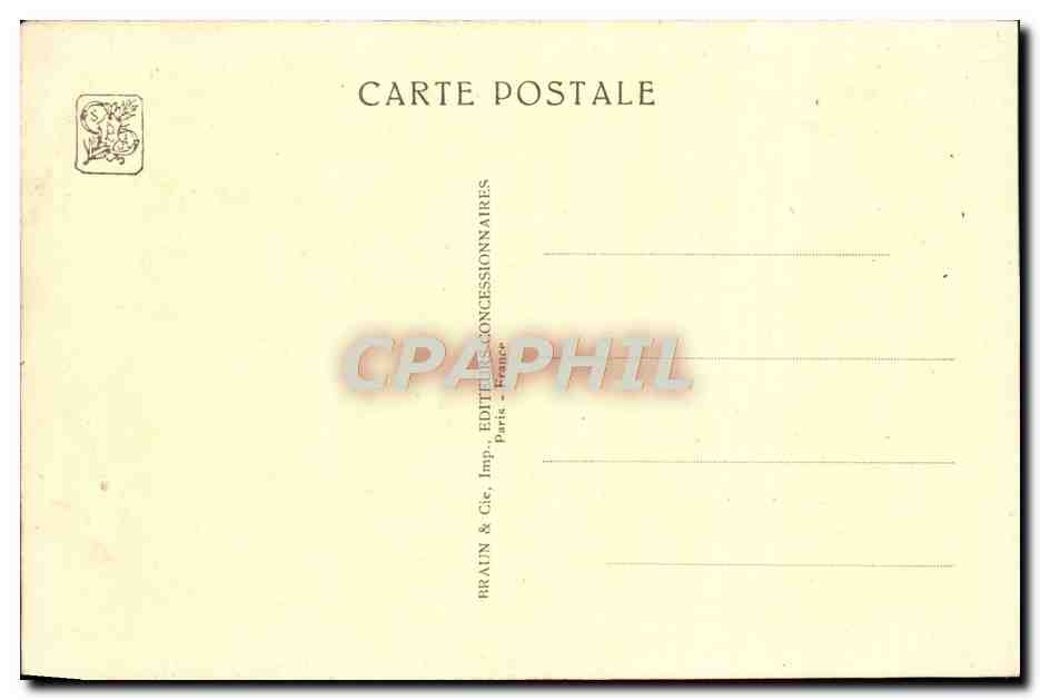 Internationale Kolonialausstellung — Paris 1931 — Metropolitische Abteilung, Ostpalast — Rückseite