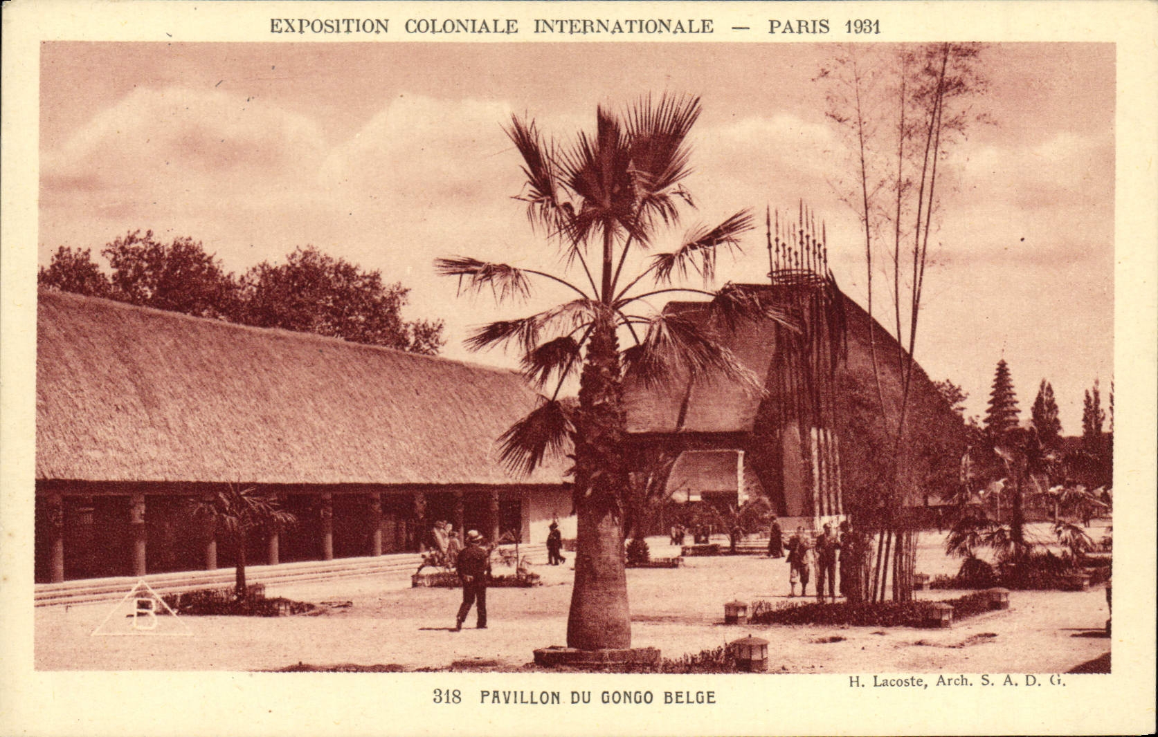 CPA Exposition Coloniale Internationale Paris 1931 Pavillon du Congo Belge 