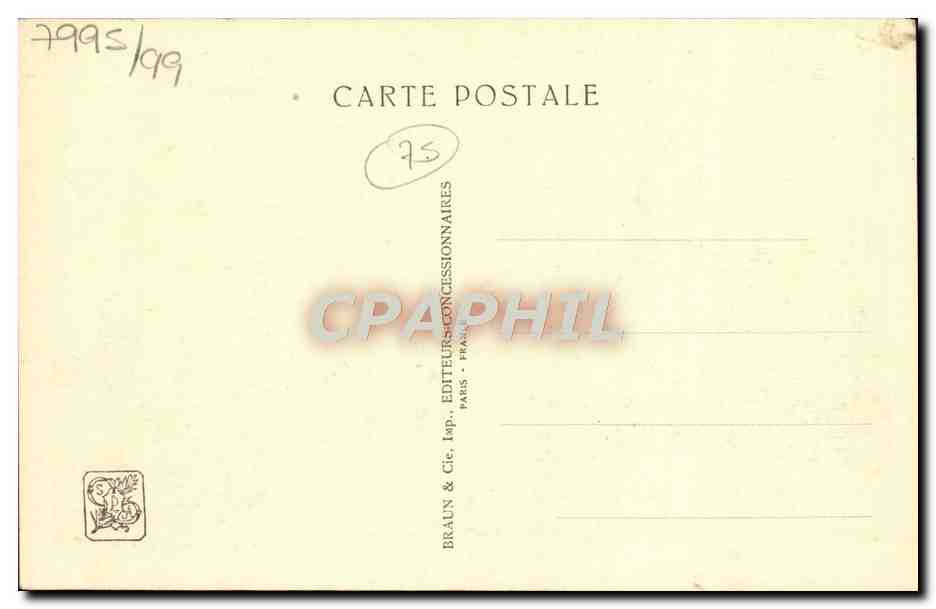CPA Exposition Coloniale Internationale Paris 1931 Pavillon du Congo Belge  — Rückseite