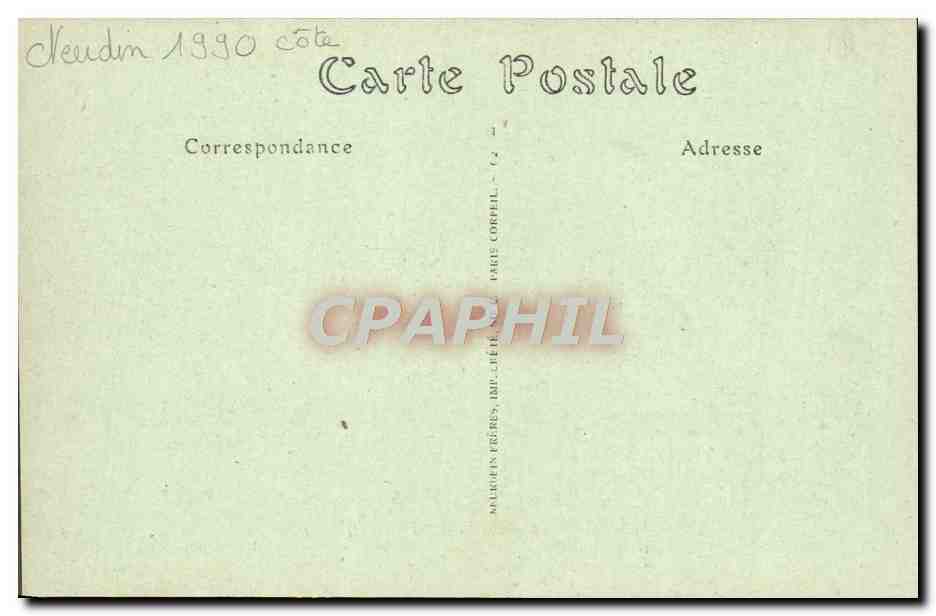CPA Costumes Moeurs Et Costumes Bretons Pierre sacree des druides donnant aux femmes steriles le bonheur d'etre meres  — Rückseite
