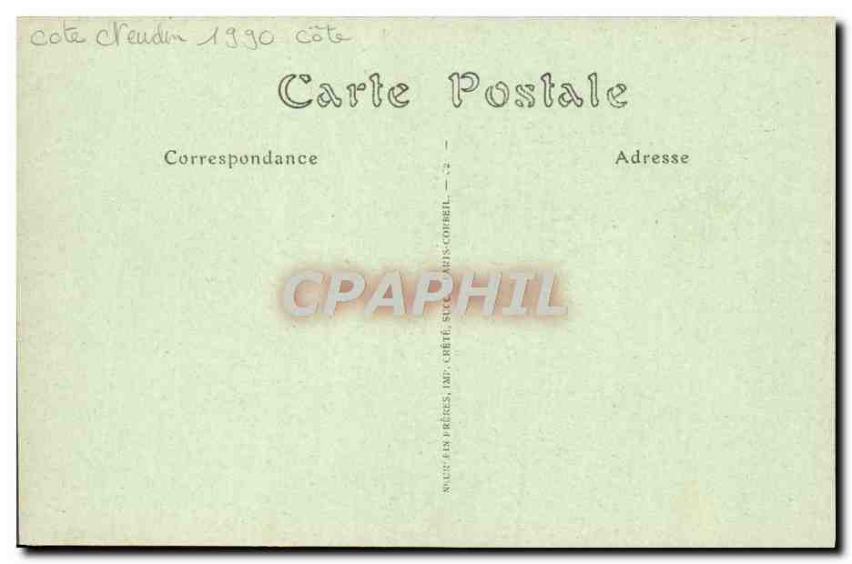 CPA Costumes Moeurs Et Costumes Bretons Un lit a double etage Folklore — Verso