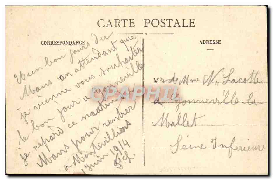 La Bretagne — La galette retournée — Artaud et Nozais, Nantes — Reverso