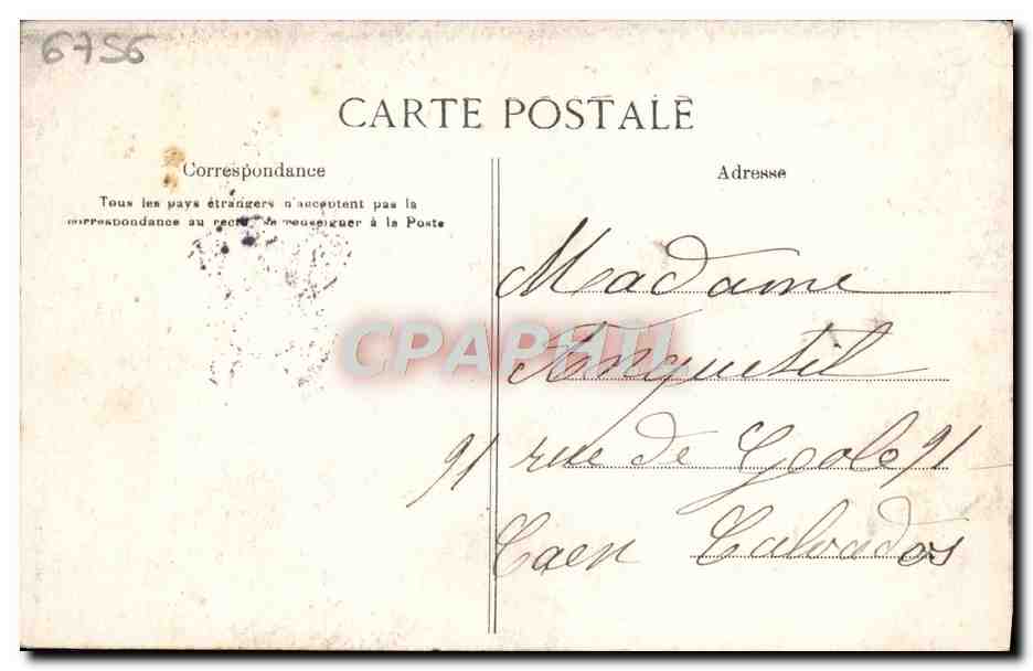 CPA En Bretagne Autour du lit Clos Tendresses Folklore — Verso
