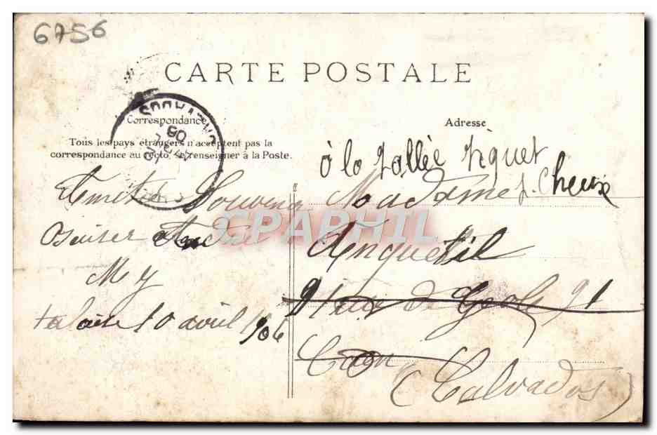 CPA Un Bonjour De La Bretagne Le depart pour le bapteme Folklore — Verso