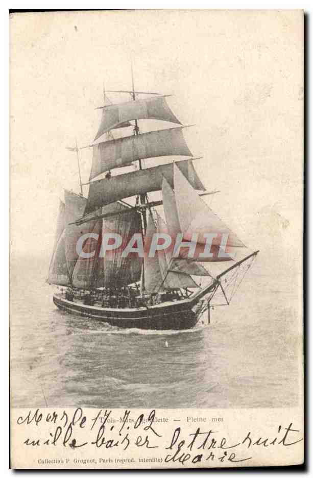 Trois-Mars-galette — Pleine mer — Collection P. Grignat, Paris (repr. interdite)