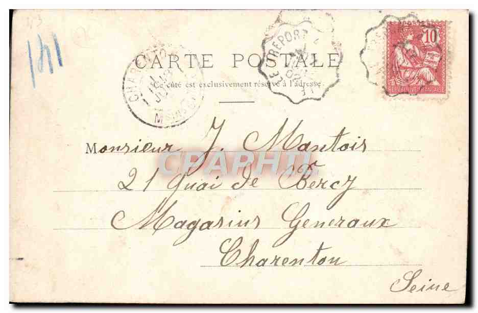 Trois-Mars-galette — Pleine mer — Collection P. Grignat, Paris (repr. interdite) — Verso