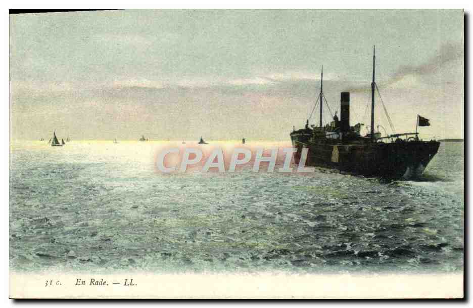 CPA Bateau En rade