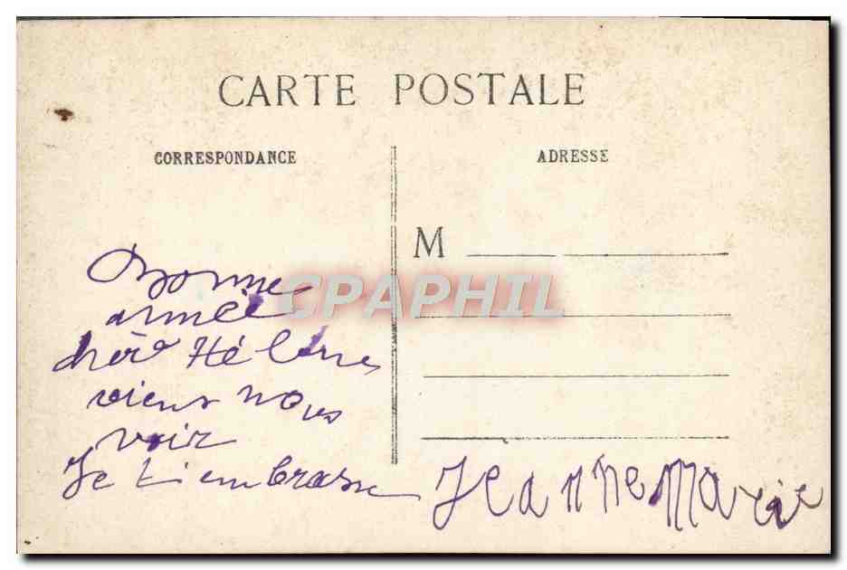 CPA Fantaisie enfant Automobile — Rückseite