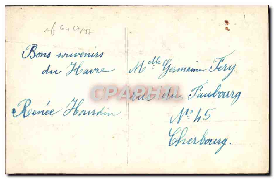 CPA Fantaisie Homme Marine Bateaux  — Rückseite