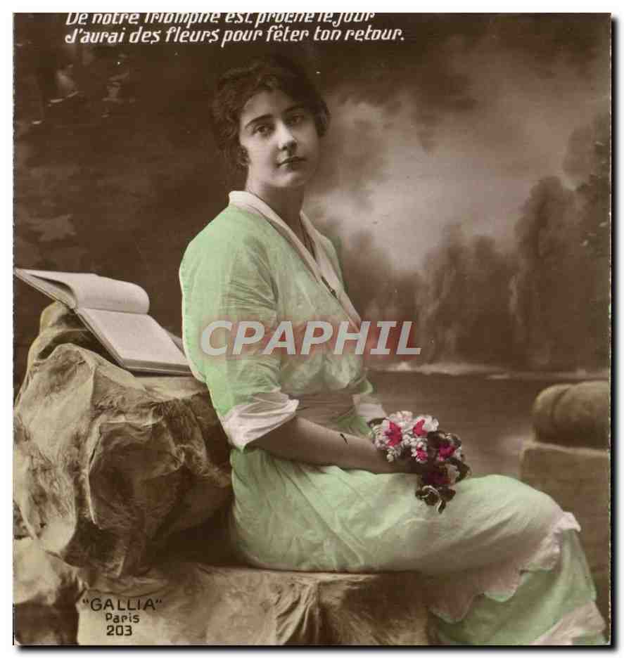CPA Fantaisie Femme Marin