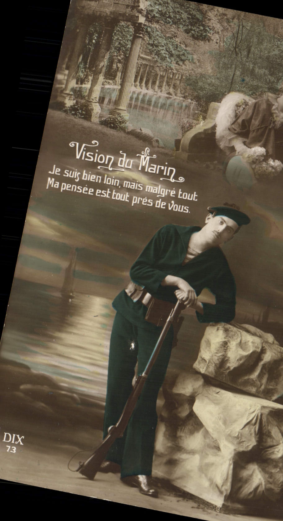 CPA Fantaisie Femme Marin