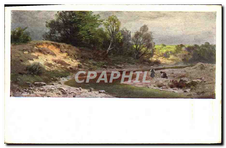 CPA Fantaisie Paysage