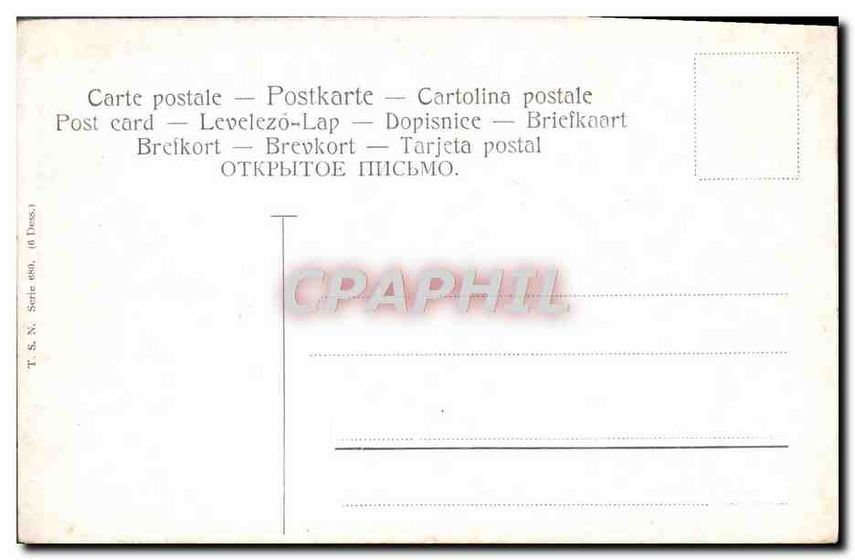 CPA Fantaisie Paysage — Verso