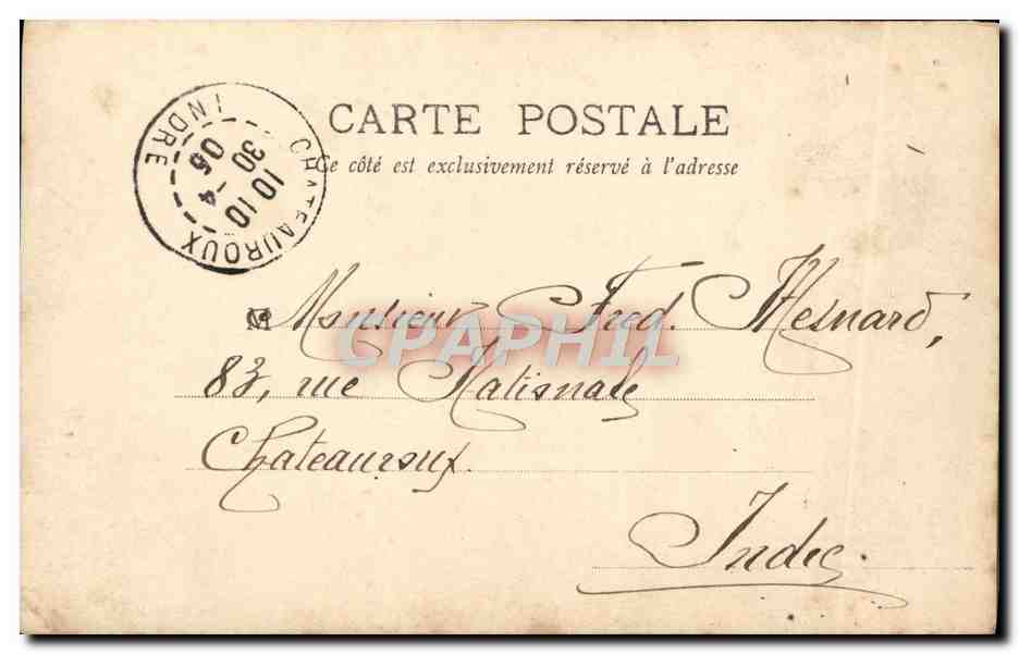 Frau mit blühender Zweig — Serie 108 — Unbekannter Verleger — Rückseite