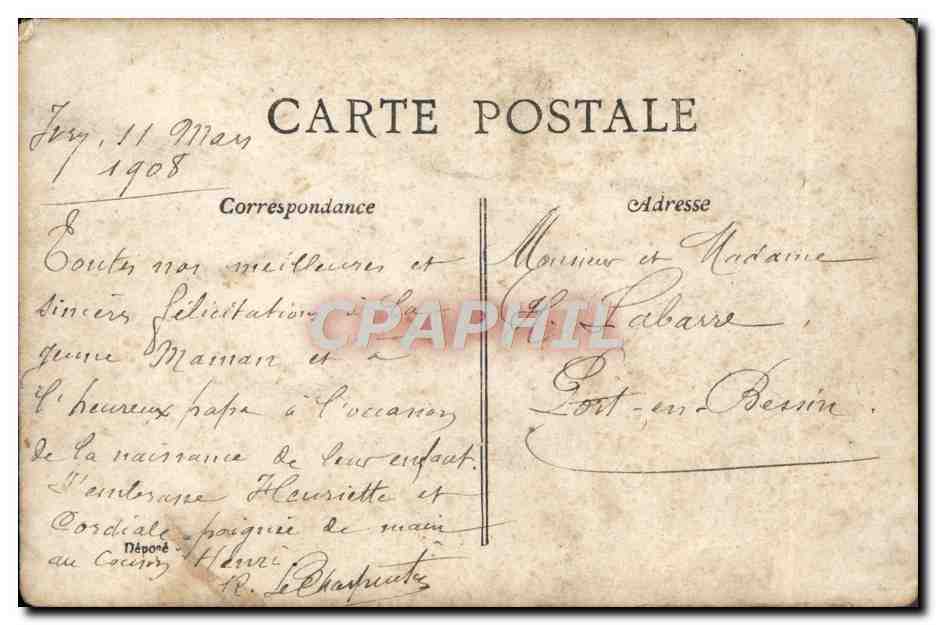 CPA Fantaisie Femme Enfant Peche Pecheur — Rückseite