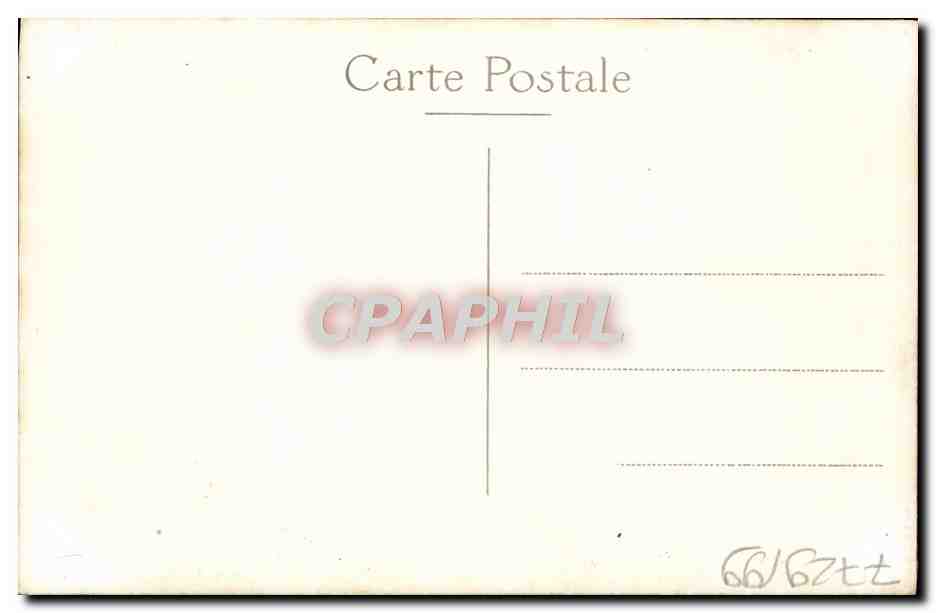 CARTE PHOTO Paris Fontaine  — Rückseite