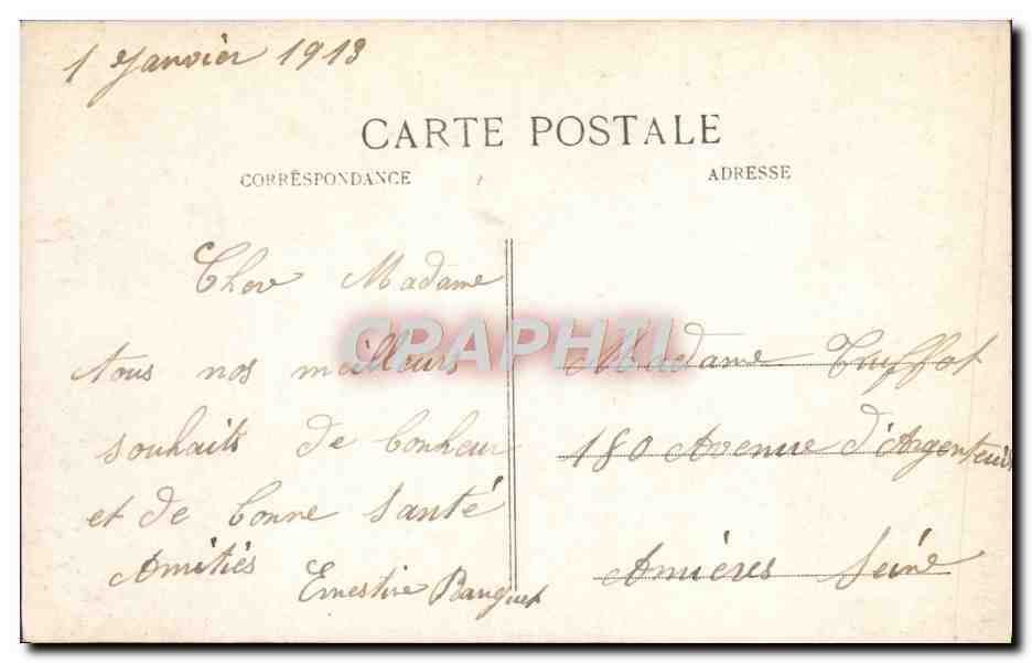 CPA Fantaisie Heureuse annee — Rückseite