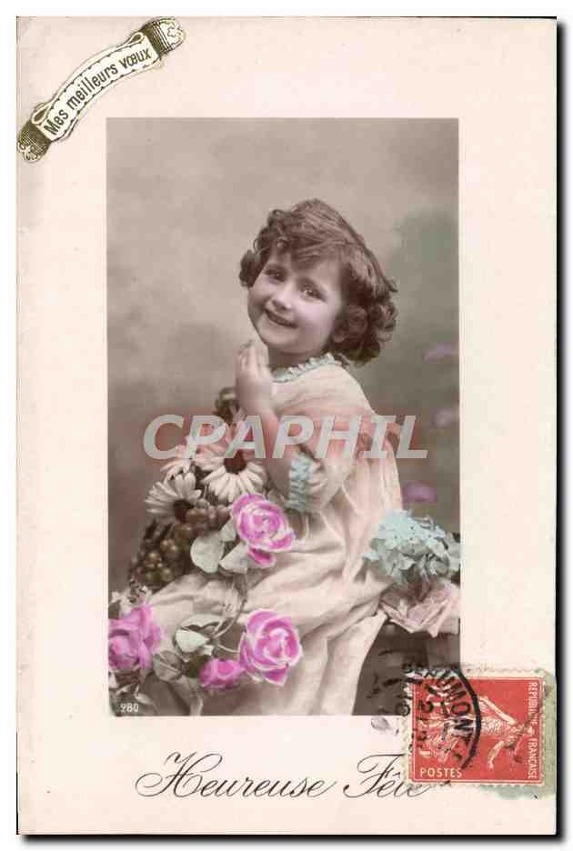 CPA Fantaisie Enfant Bonne Annee