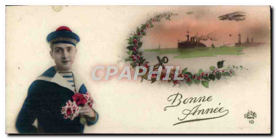 CPA Fantaisie Marin Bateau