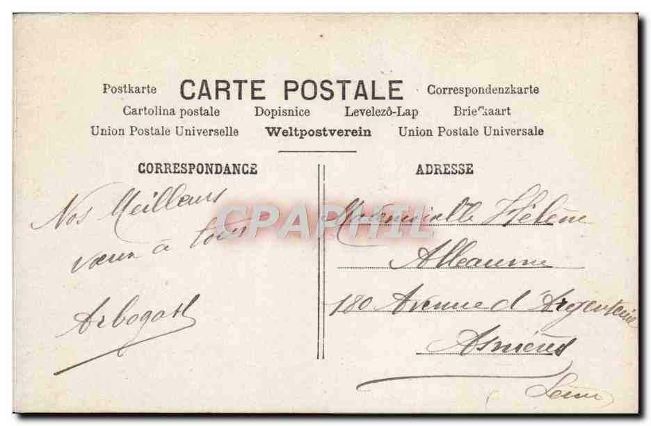 CPA Fantaisie Enfant — Rückseite