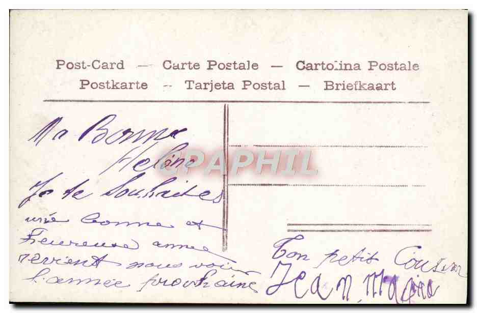 CPA Fantaisie Enfant — Verso