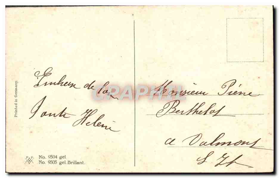 CPA Fantaisie Enfant Automobile  — Verso