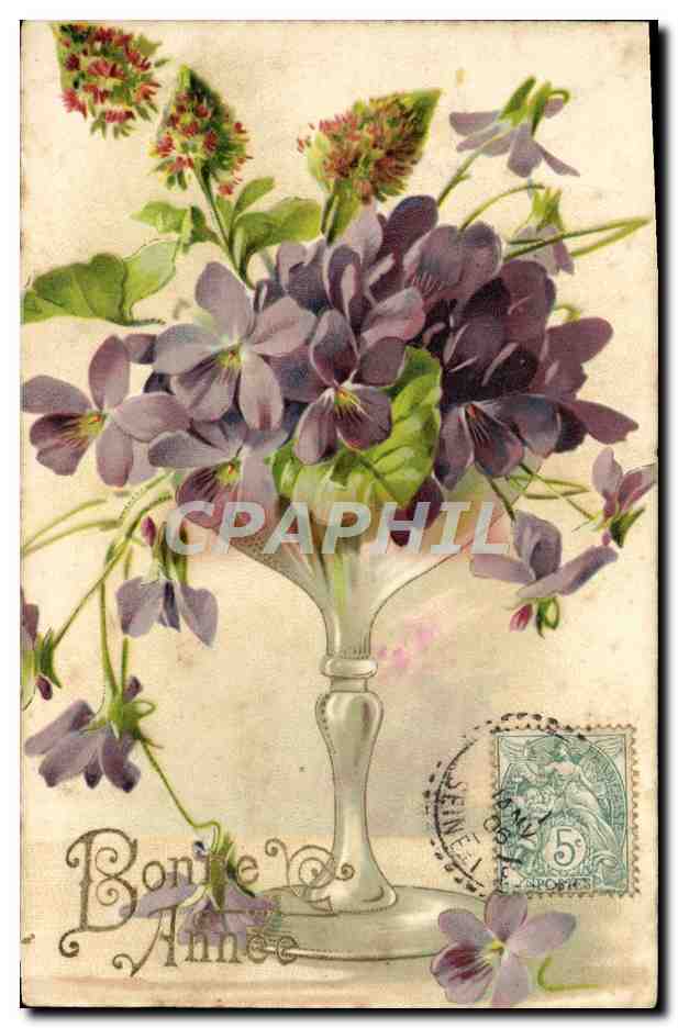CPA Fantaisie Fleurs 