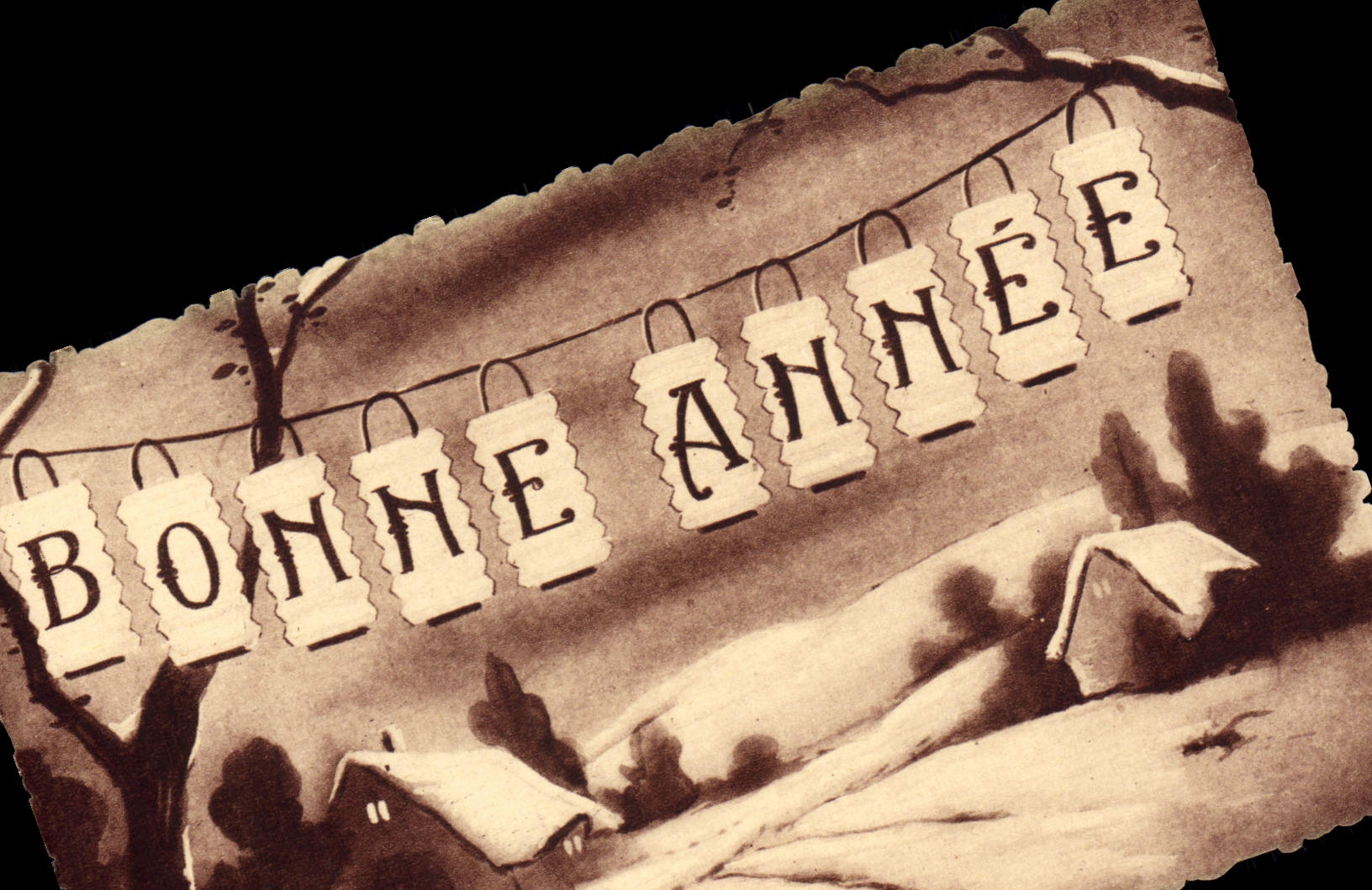 CPA Fantaisie Bonne annee